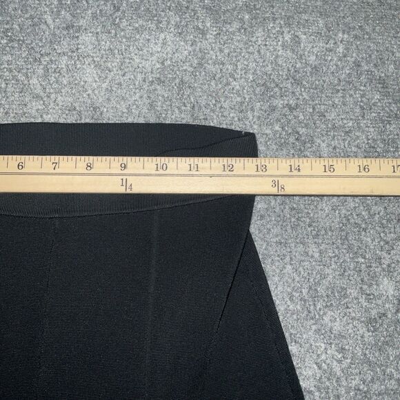 ALC A.L.C. Pants Womens Size S Black Ponte Cropped Ankle Flare - Picture 3 of 9